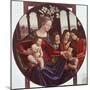 Madonna with Child and Angels-Sebastiano Mainardi-Mounted Giclee Print