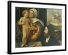 Madonna with Child and Devotee-null-Framed Giclee Print