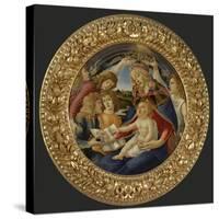 Madonna with Child and Five Angels-Sandro Botticelli-Stretched Canvas