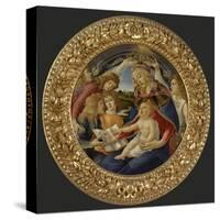 Madonna with Child and Five Angels-Sandro Botticelli-Stretched Canvas