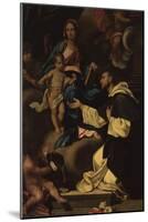 Madonna with Child and Saint Dominic-Gaetano Lapis-Mounted Art Print