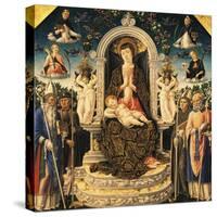 Madonna with Child and Saints, 1469-null-Stretched Canvas