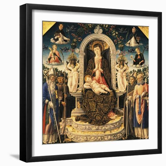 Madonna with Child and Saints, 1469-null-Framed Giclee Print