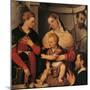 Madonna with Child and Saints Catherine-Giovan Battista Moroni-Mounted Giclee Print