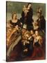 Madonna with Child and Saints Gregory the Great, Nicholas and Lucy-Amico Aspertini-Stretched Canvas