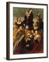 Madonna with Child and Saints Gregory the Great, Nicholas and Lucy-Amico Aspertini-Framed Giclee Print