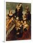 Madonna with Child and Saints Gregory the Great, Nicholas and Lucy-Amico Aspertini-Framed Giclee Print