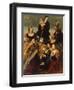 Madonna with Child and Saints Gregory the Great, Nicholas and Lucy-Amico Aspertini-Framed Giclee Print