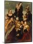 Madonna with Child and Saints Gregory the Great, Nicholas and Lucy-Amico Aspertini-Mounted Giclee Print