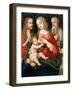 Madonna with Child and Saints John the Baptist and Jerome, Early 16th Century-Andrea Piccinelli-Framed Giclee Print