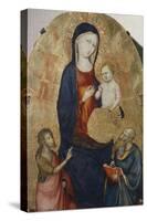 Madonna with Child and Saints John the Baptist and John the Evangelist-Bicci di Lorenzo-Stretched Canvas