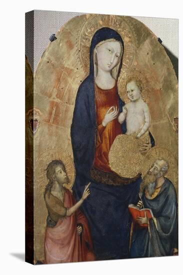 Madonna with Child and Saints John the Baptist and John the Evangelist-Bicci di Lorenzo-Stretched Canvas