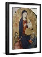 Madonna with Child and Saints John the Baptist and John the Evangelist-Bicci di Lorenzo-Framed Giclee Print