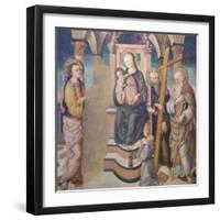 Madonna with Child and Saints, Nicola Di Maestro Antonio D'Ancona, Vatican Museums, Rome, Italy-null-Framed Giclee Print