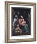 Madonna with Child and Saints-Luca Cambiaso-Framed Giclee Print