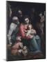 Madonna with Child and Saints-Luca Cambiaso-Mounted Giclee Print