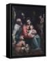 Madonna with Child and Saints-Luca Cambiaso-Framed Stretched Canvas