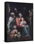 Madonna with Child and Saints-Luca Cambiaso-Framed Stretched Canvas