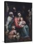 Madonna with Child and Saints-Luca Cambiaso-Stretched Canvas