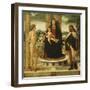 Madonna with Child and Saints-null-Framed Giclee Print