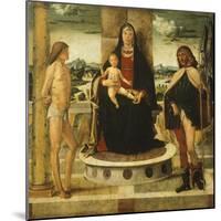 Madonna with Child and Saints-null-Mounted Giclee Print