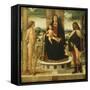 Madonna with Child and Saints-null-Framed Stretched Canvas