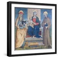 Madonna with Child and Saints-null-Framed Giclee Print