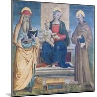 Madonna with Child and Saints-null-Mounted Giclee Print