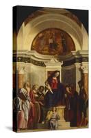 Madonna with Child and Saints-null-Stretched Canvas