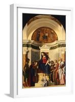 Madonna with Child and Saints-Giovanni Battista Cima Da Conegliano-Framed Giclee Print