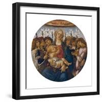 Madonna with Child and Singing Angels, about 1477-Sandro Botticelli-Framed Giclee Print