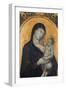 Madonna with Child and Six Angels, 1300-1305-null-Framed Giclee Print