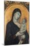 Madonna with Child and Six Angels, 1300-1305-null-Mounted Giclee Print