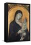 Madonna with Child and Six Angels, 1300-1305-null-Framed Stretched Canvas