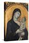 Madonna with Child and Six Angels, 1300-1305-null-Stretched Canvas