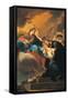 Madonna with Child and St Cajetan-Gaetano Gandolfi-Framed Stretched Canvas