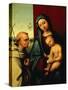 Madonna with Child and St Francis-null-Stretched Canvas