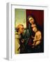 Madonna with Child and St Francis-null-Framed Giclee Print