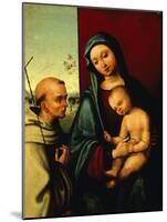 Madonna with Child and St Francis-null-Mounted Giclee Print