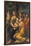 Madonna with Child and Sts. Augustine, Jerome, Margaret and an Angel-Parmigianino-Framed Giclee Print