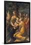 Madonna with Child and Sts. Augustine, Jerome, Margaret and an Angel-Parmigianino-Framed Giclee Print