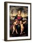 Madonna with Child and the Infant John the Baptist (Madonna of Goldfinch)-Sanzio Raffaello-Framed Premium Giclee Print