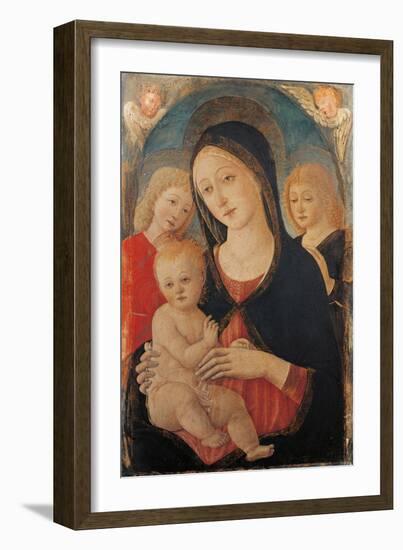 Madonna with Child and Two Angels-Cozzarelli Guidoccio-Framed Giclee Print