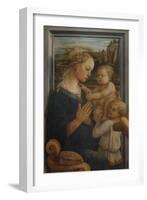 Madonna with Child and Two Angels-Filippo Lippi-Framed Art Print