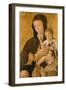 Madonna with Child and Two Donors, 1460-Gentile Bellini-Framed Giclee Print