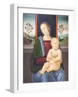 Madonna with Child, Andrea D'Assisi known as L'Ingegno, 1445-1511-null-Framed Giclee Print