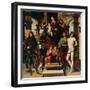 Madonna with Child, Angels and Saints-Francesco Francia-Framed Giclee Print