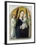 Madonna with Child Between Music Making Angels, 1490-95-Gerard David-Framed Giclee Print