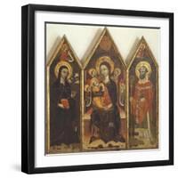 Madonna with Child Between St Clare and St Basil-null-Framed Giclee Print