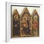 Madonna with Child Between St Clare and St Basil-null-Framed Giclee Print